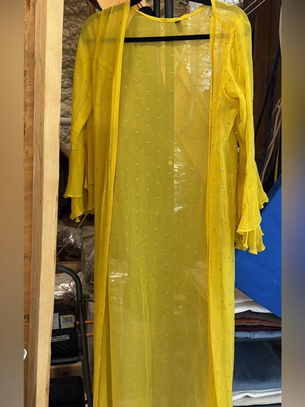 3 piece choli, palazo, and cape set - Picture 2 of 3